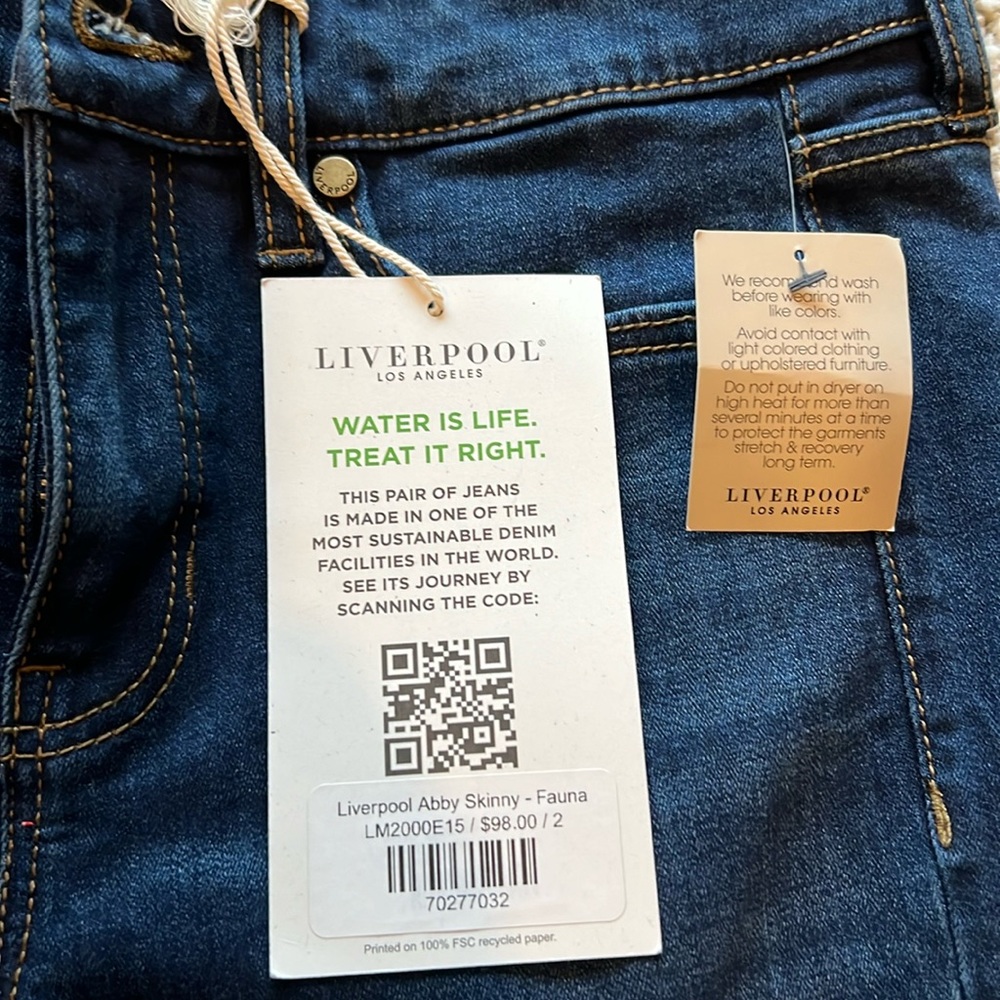 LIVERPOOL size 2/26 mid-rise skinny Jeans
